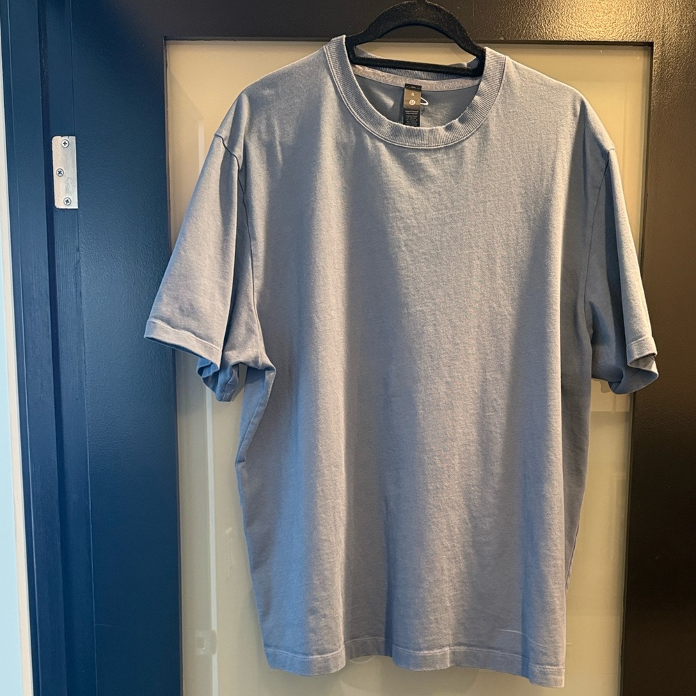 lululemon athletica Light Blue Short Sleeve Tee